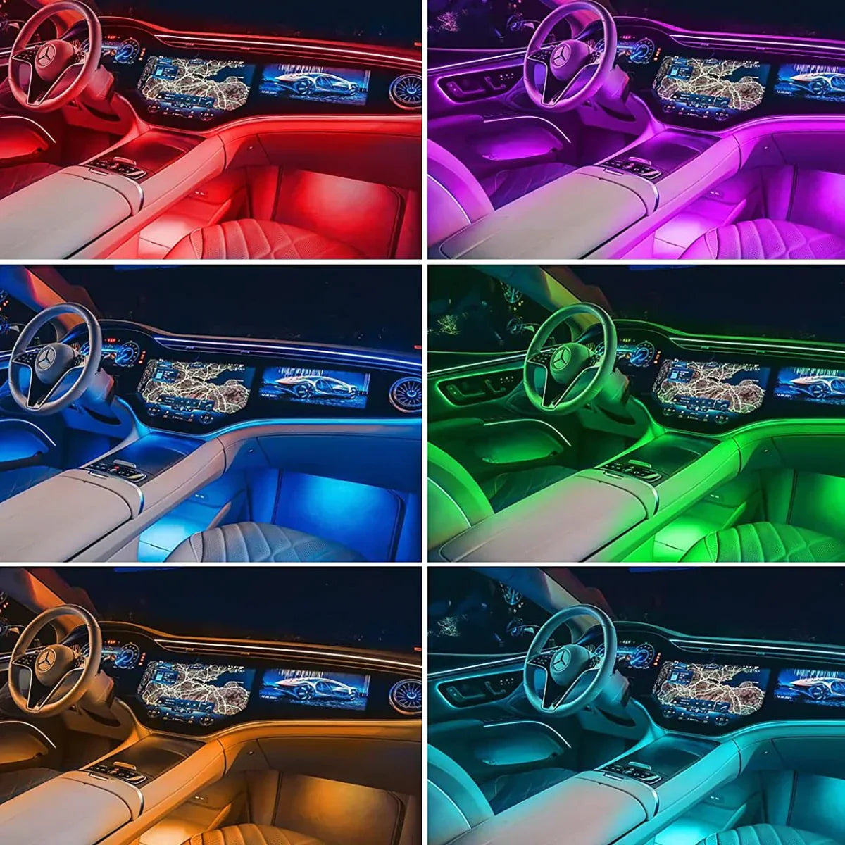 RGB Innenbeleuchtung für Auto - GlowLine