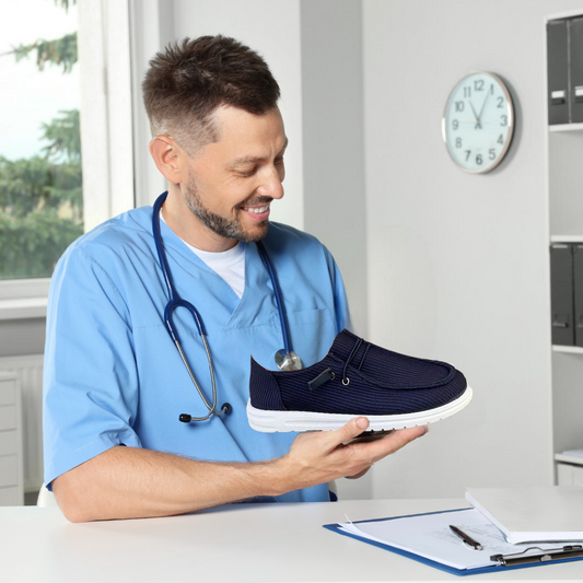 Damen Freizeitschuhe | Orthopädische | Slip-On | Einfarbig | Luftig-Luzern Mode