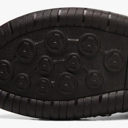 Herren Sandalen | Spatleder | Dichtes Design | Atmungsaktiv | Unifarbe-Luzern Mode