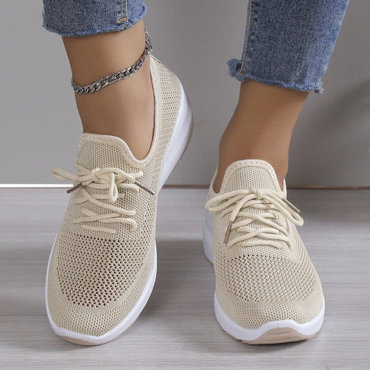 Komfortschuhe Damen | Orthopädisch | Fußgewölbestütze | Schmerzfrei gehen | Alltag-Beige-35-Luzern Mode