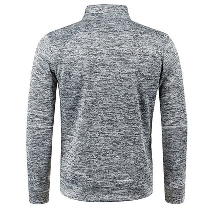 Herren Outdoorjacke | Fleece | Baumwolle | Reißverschluss | Einfarbig-Luzern Mode