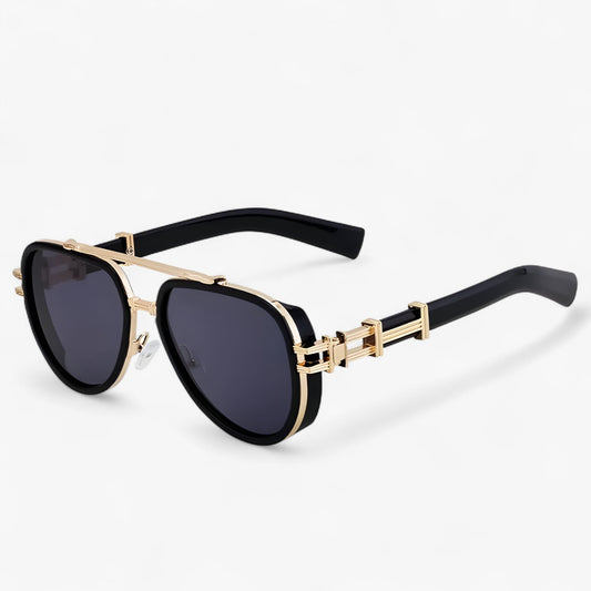 Steampunk Sonnenbrille | Polarisierten Gläsern | Oversized | Unisex-Luzern Mode