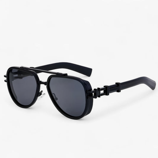 Steampunk Sonnenbrille | Polarisierten Gläsern | Oversized | Unisex-Luzern Mode