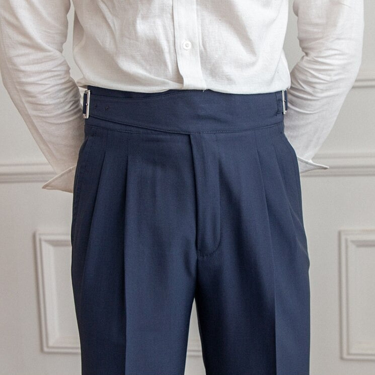 Herren Gurkha Hose mit Hohem Bund – Isauro