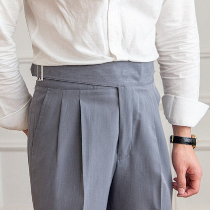 Herren Gurkha Hose mit Hohem Bund – Isauro