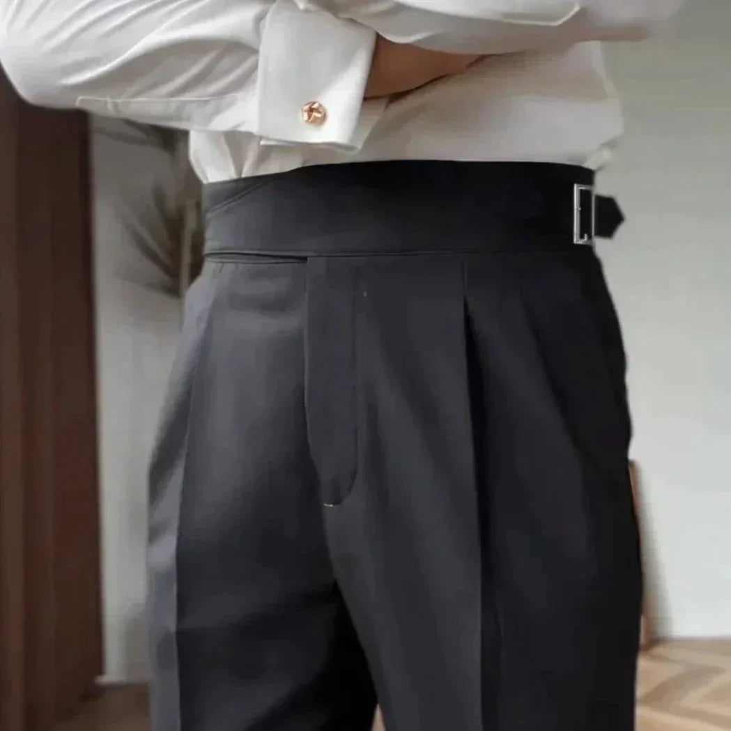 Herren Gurkha Hose mit Hohem Bund – Isauro