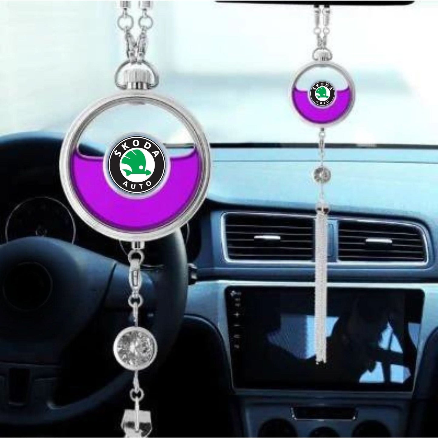 Automarke Personalisiertes Auto Parfüm Anhänger - ScentRide