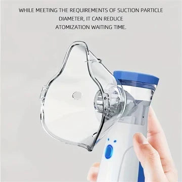 Portable Mesh Nebulizer for Adults and Kids - Quiet USB Rechargeable Inhaler 10