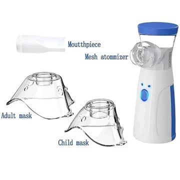 Portable Mesh Nebulizer for Adults and Kids - Quiet USB Rechargeable Inhaler 7
