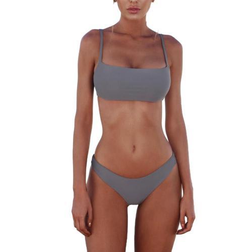 Bikini mit verstellbaren Trägern und elastischer Passform – Kaila