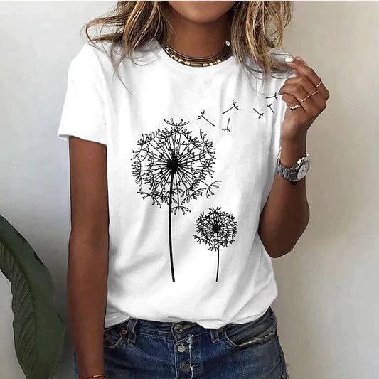 Bequemes Damen T-Shirt mit Rundhals & weichem Stoff – Rhea