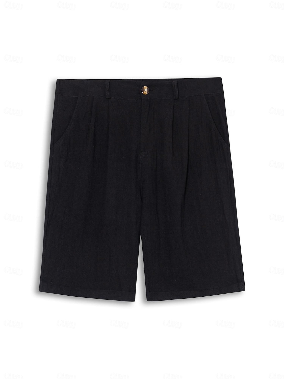 Stilvolle Leinen-Baumwoll-Shorts für Herren – Milan