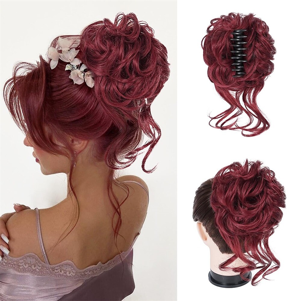 Klemme mit Haarverlängerung für gewundenen Knoten – CurlClip