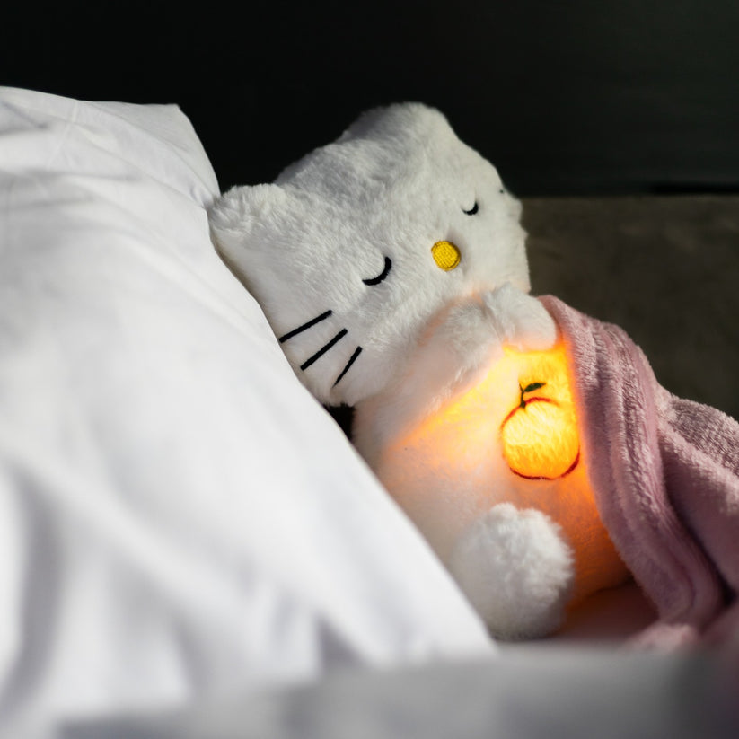 Beruhigendes Plüsch-Kuscheltier mit Atemrhythmus & Schlafklang – Snoozie