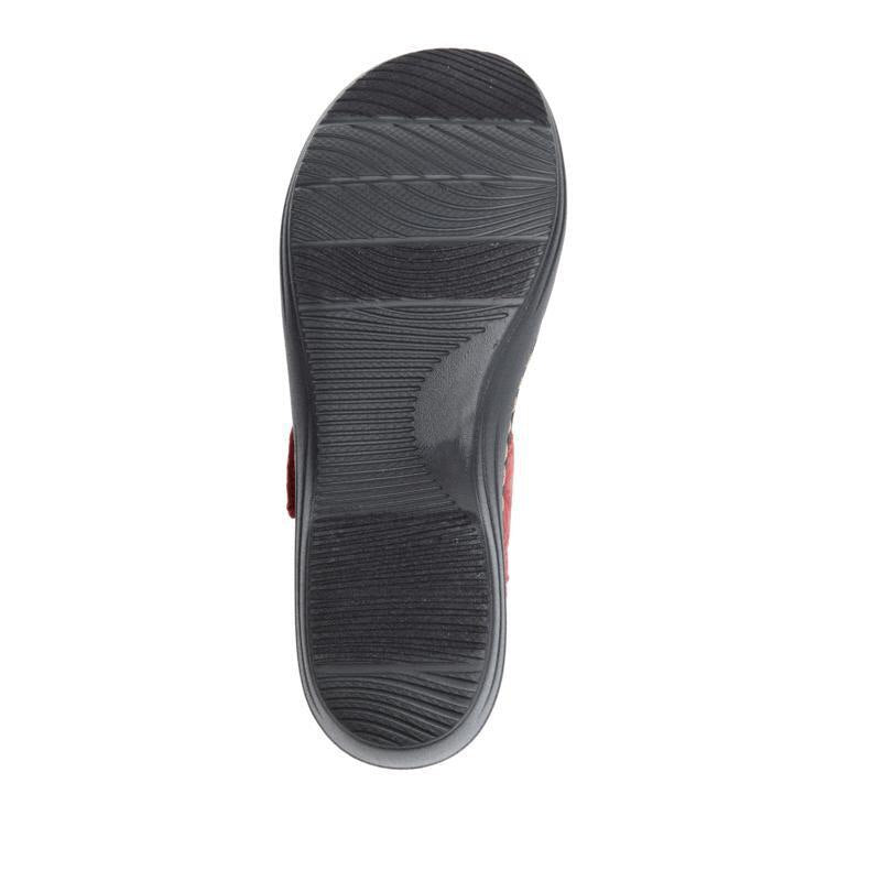 Damen Sandalen | Retro | Veganes Leder | Offenes Design | Verstellbar-Luzern Mode