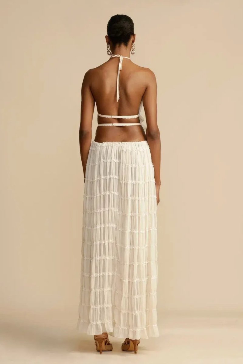 Rugloses Chiffon-Set – Calysta