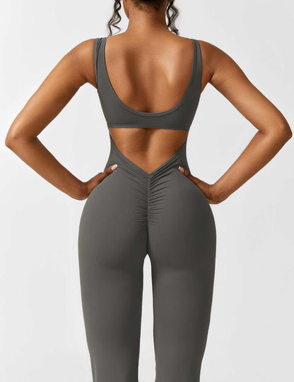 Rückenfrei | V-förmige Taille | Schlaghose | figurformend | elastisch | weich | bequem-Luzern Mode