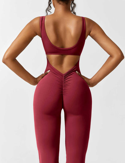 Rückenfrei | V-förmige Taille | Schlaghose | figurformend | elastisch | weich | bequem-Luzern Mode