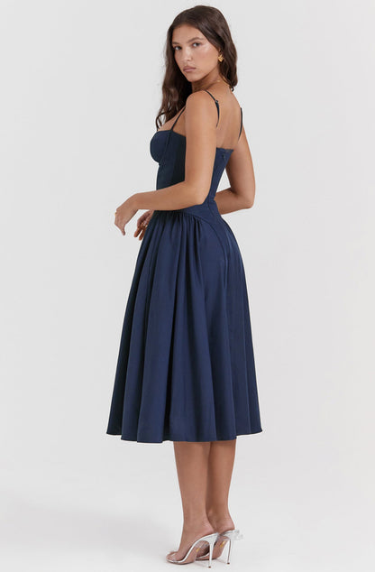 Sommerkleid mit Sweetheart-Ausschnitt – Elvira