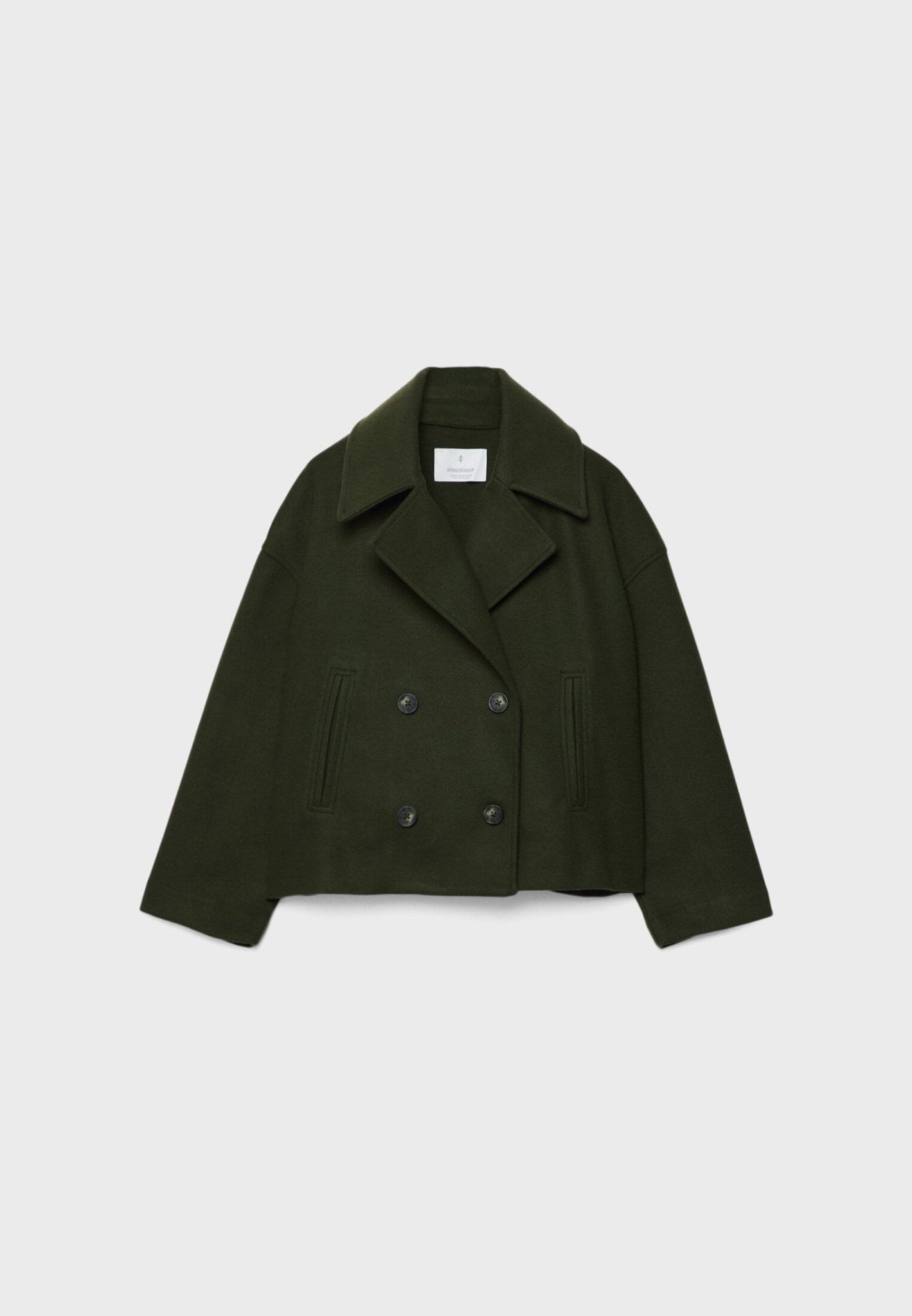 Herbstliche Kurzjacke im Doppelreiher-Stil – Clara