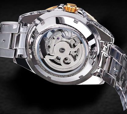 Skelett Mechanische Herrenarmbanduhr – Valtor
