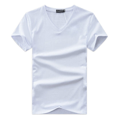 V-Ausschnitt Shirt Herren 1+1 GRATIS | Slim Fit | Basic | Bequem | Sommer-Luzern Mode