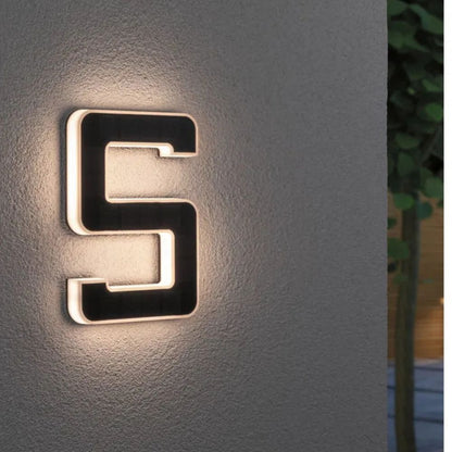 Solar Illuminated House Number with LED and Dusk Sensor 6