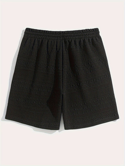 Herren Shorts 1+1 GRATIS | Sommer Basic kurz | bequem | Kordelzug Alltag Strand-Luzern Mode
