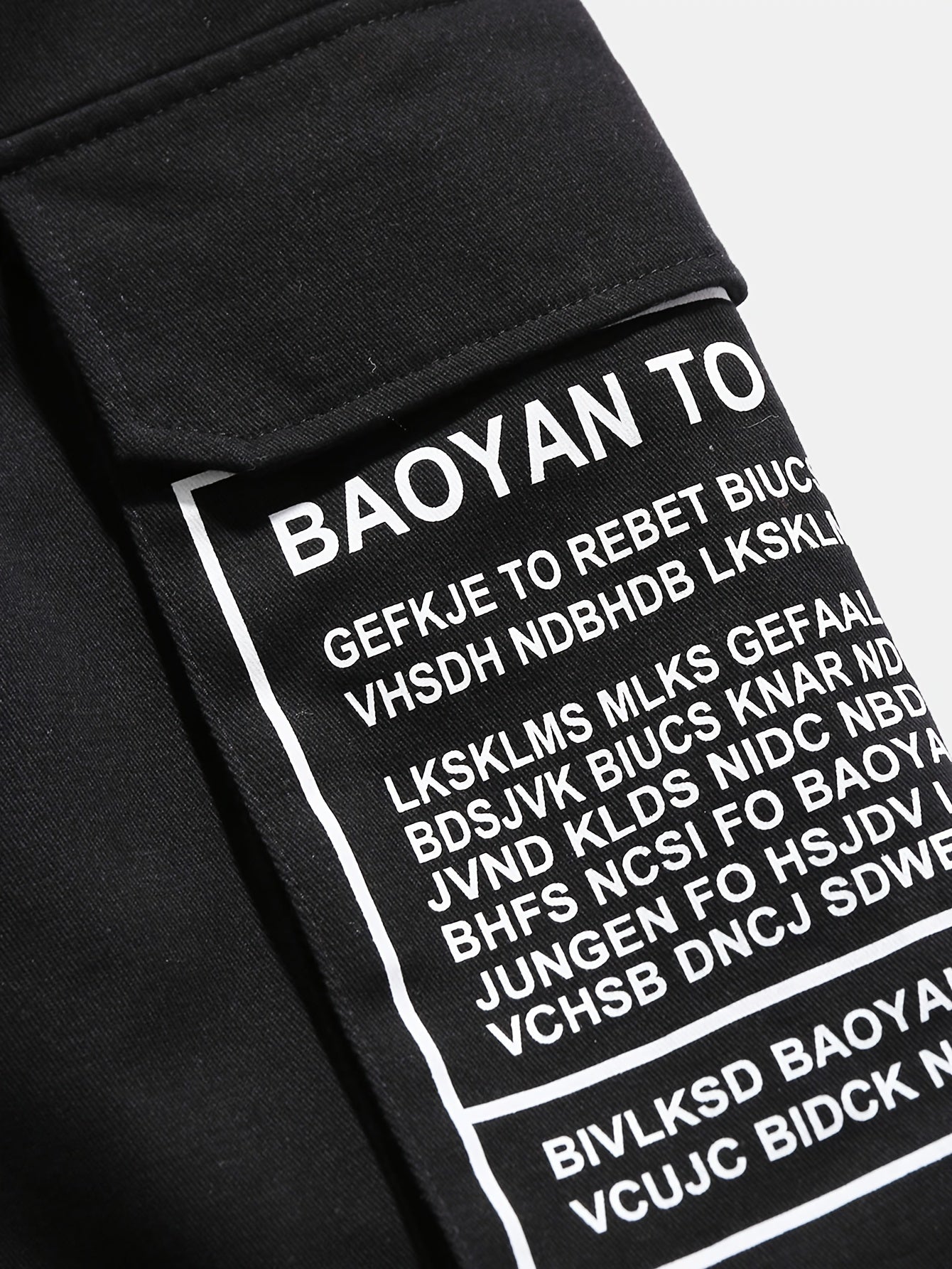 Herren Shorts Baumwolle | Lockerer Schnitt | Letter-Print | Gummibund mit Kordelzug | Taschen-Luzern Mode