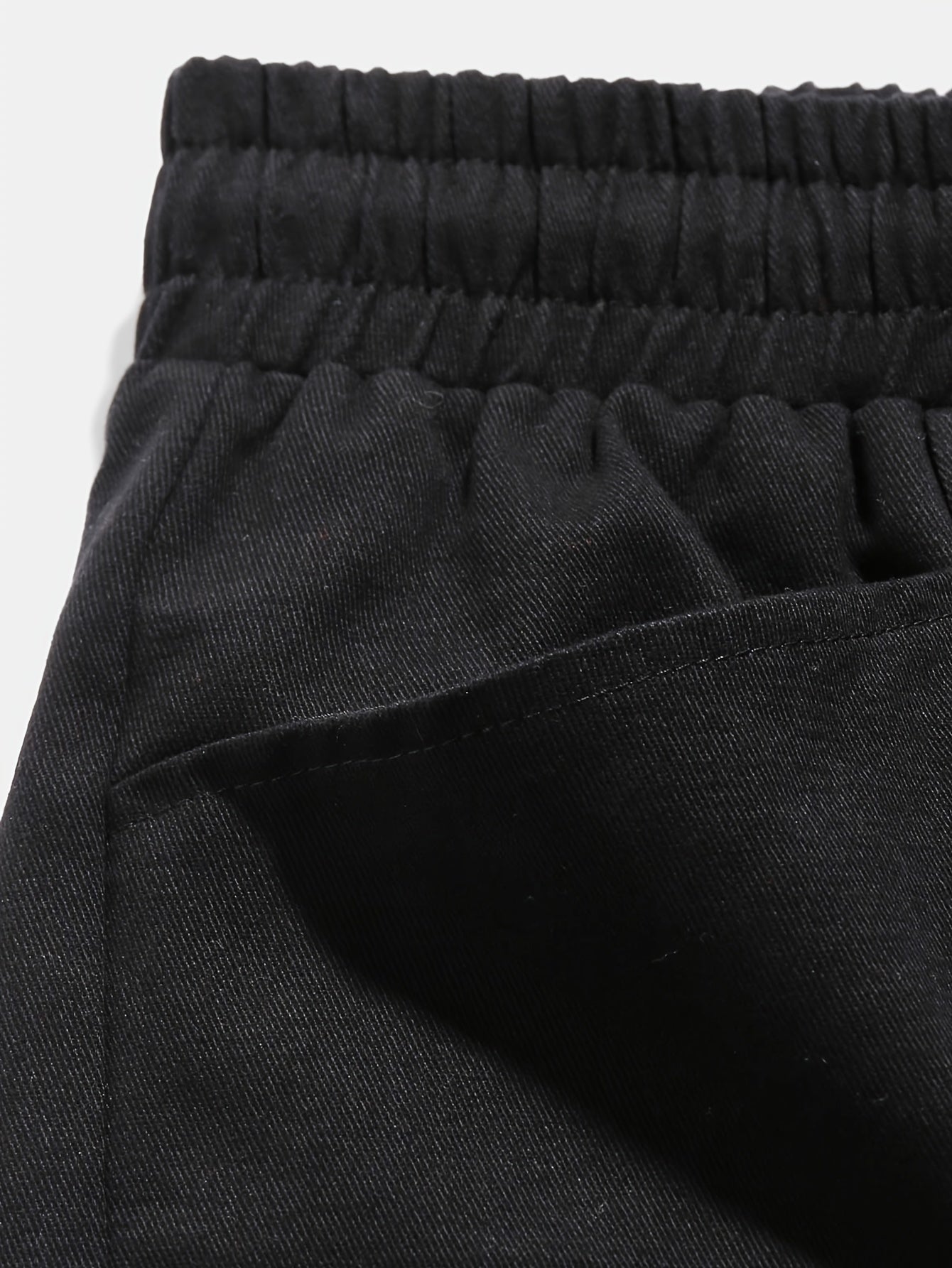Herren Shorts Baumwolle | Lockerer Schnitt | Letter-Print | Gummibund mit Kordelzug | Taschen-Luzern Mode