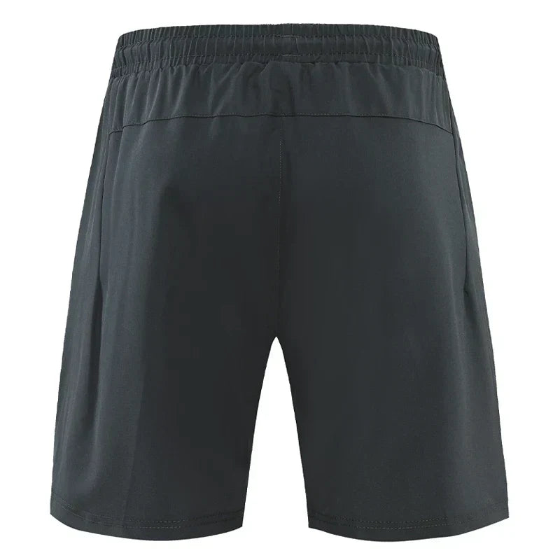Trainingsshorts Herren | Slim Fit | Reißverschlusstaschen | leicht | dehnbar | kurz-Luzern Mode