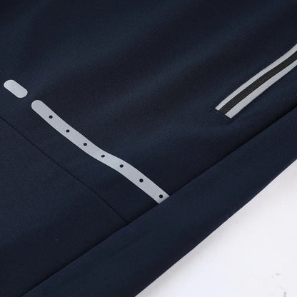Trainingsshorts Herren | Slim Fit | Reißverschlusstaschen | leicht | dehnbar | kurz-Luzern Mode