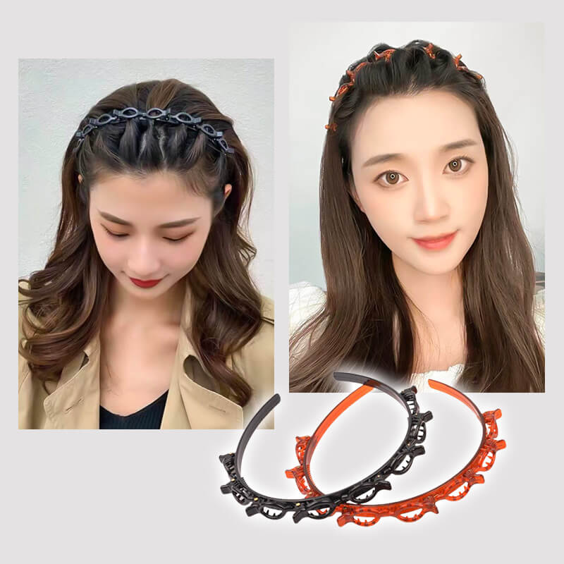 Geflochtenes Haarband mit Grip – Bibi