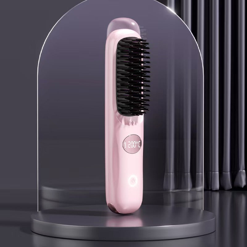 Cordless Heated Styling Brush for Short Hair, Bangs and Nape 12