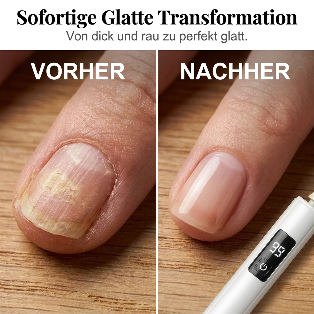 Elektrisches Präzisions Nagelpflegeset mit 4 Aufsätzen