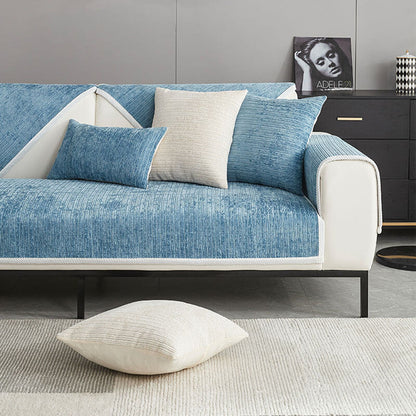 Anti-Scratch Chenille Sofa Cover - Stylish, Non-Slip & Machine Washable 11