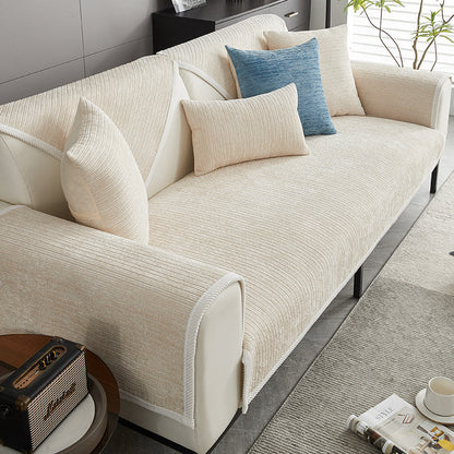 Anti-Scratch Chenille Sofa Cover - Stylish, Non-Slip & Machine Washable 3