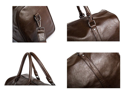 Große Kapazität Leder-Reisetasche – Leicht & Strapazierfähiges Handgepäck