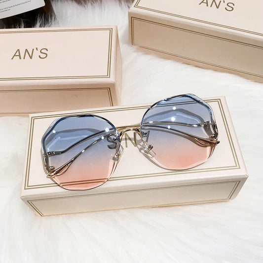 Boho Sonnenbrille Damen | Trendy Sommeraccessoire | Stylischer UV-Schutz-Luzern Mode