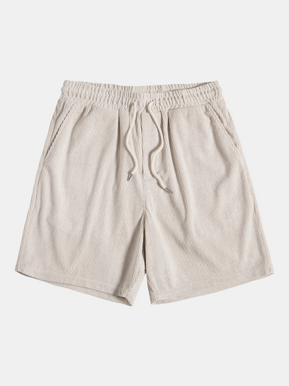Herren Sommer Set | Kurzarmhemd und Shorts | Cordstoff | Komfortabel und stylisch-Luzern Mode