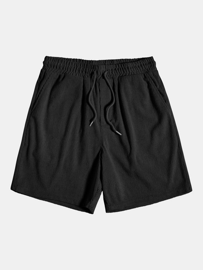 Herren Sommer Set | Kurzarmhemd und Shorts | Cordstoff | Komfortabel und stylisch-Luzern Mode