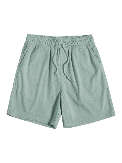 Herren Sommer Set | Kurzarmhemd und Shorts | Cordstoff | Komfortabel und stylisch-Luzern Mode
