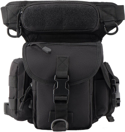 Strapazierfähige Taktische Oberschenkel-Tasche für Herren – Wasserdichtes Multi-Taschen-Design