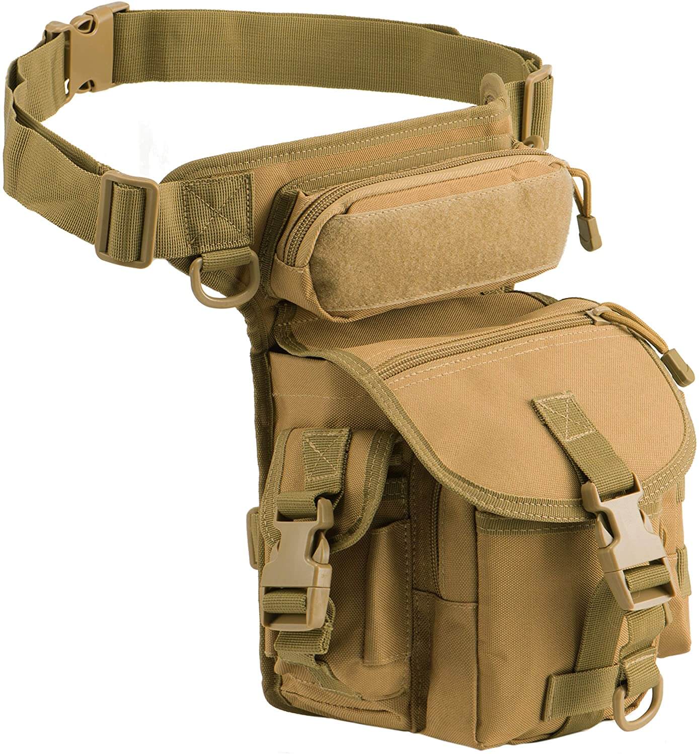 Strapazierfähige Taktische Oberschenkel-Tasche für Herren – Wasserdichtes Multi-Taschen-Design