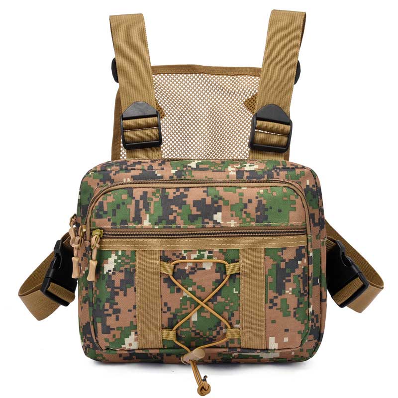 Nachhaltige taktische Brusttasche – wasserdichte Multi-Pocket Outdoor-Ausrüstung