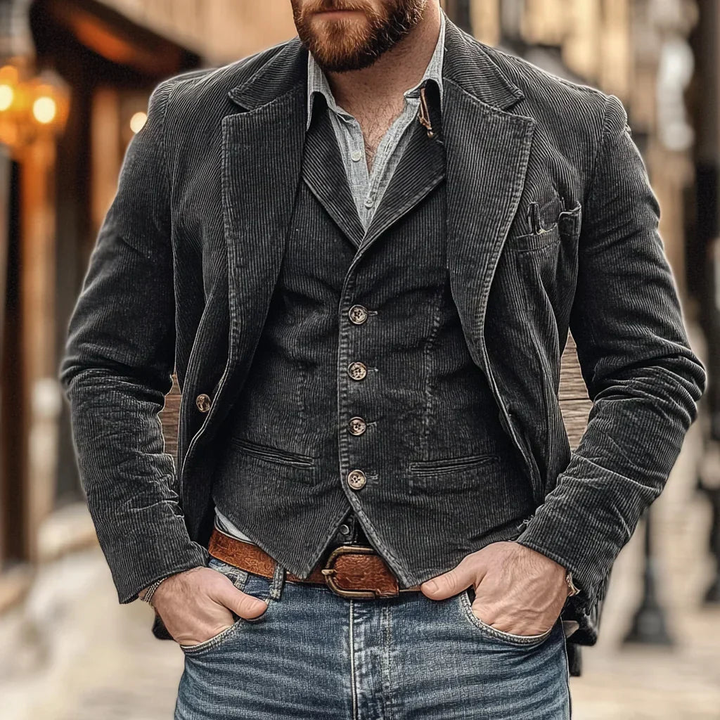 Herrenanzug aus Jacke und Westen - Victor