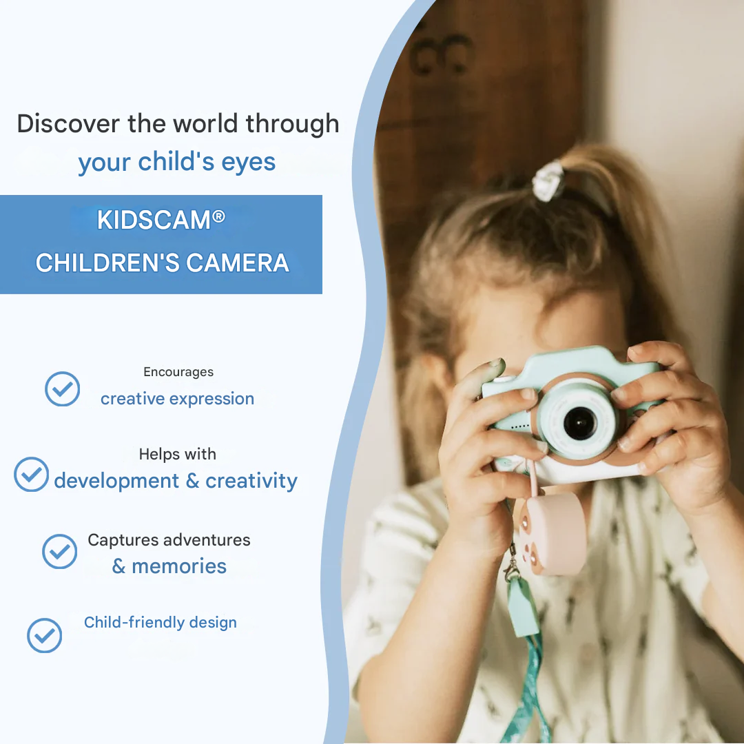 Kinderkamera mit Foto- und Videoaufnahme – robust & leicht bedienbar