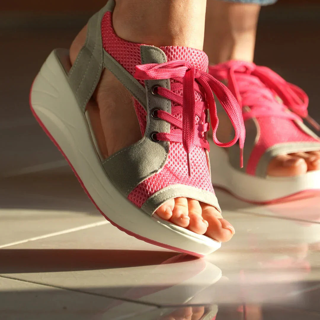 Sandalen Damen Sommer | Leicht & bequem | Trendfarben | Alltag | Urlaubsschuhe-Luzern Mode
