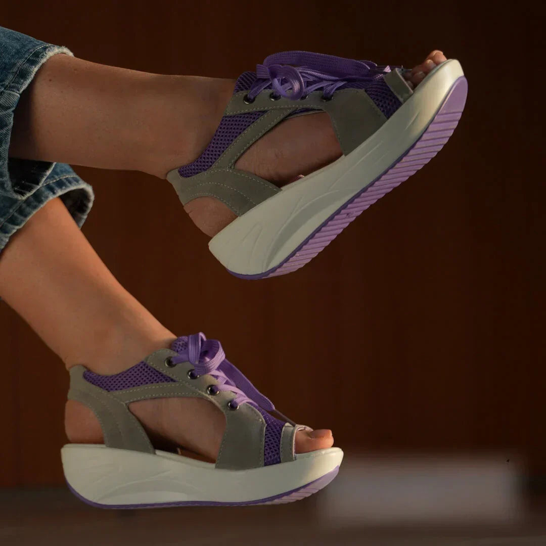 Sandalen Damen Sommer | Leicht & bequem | Trendfarben | Alltag | Urlaubsschuhe-Luzern Mode
