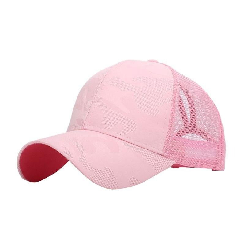 Damen Cap mit Zopföffnung | Sommer Baseballcap | Verstellbar | Atmungsaktiv-Luzern Mode